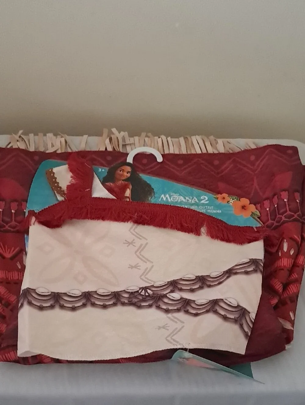 Disney Moana 2 Red and Cream Adventure Costume